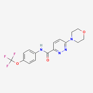 6-morpholino-N-(4-(trifluoromethoxy)phenyl)pyridazine-3-carboxamide