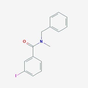 molecular formula C15H14INO B261489 N-benzyl-3-iodo-N-methylbenzamide 