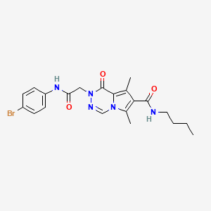 molecular formula C21H24BrN5O3 B2614898 5-(3,4-二甲氧基苯基)-3-[3-(2-乙基-1,3-噻唑-4-基)苯基]-1,2,4-恶二唑 CAS No. 1189644-36-7