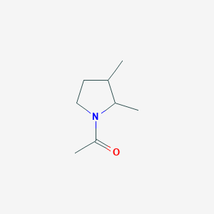 molecular formula C8H15NO B2614899 1-(2,3-Dimethylpyrrolidin-1-yl)ethanone CAS No. 1849240-34-1