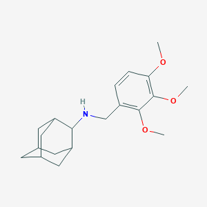 molecular formula C20H29NO3 B261492 N-(2-adamantyl)-N-(2,3,4-trimethoxybenzyl)amine 