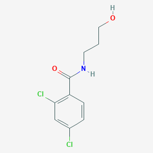 molecular formula C10H11Cl2NO2 B261493 2,4-dichloro-N-(3-hydroxypropyl)benzamide 