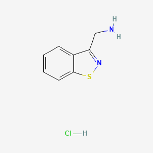 (1,2-Benzothiazol-3-yl)methanamine hydrochloride