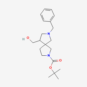 tert-Butyl 7-benzyl-9-(hydroxymethyl)-2,7-diazaspiro[4.4]nonane-2-carboxylate