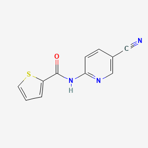 N-(5-cyanopyridin-2-yl)thiophene-2-carboxamide