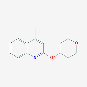 4-Methyl-2-(oxan-4-yloxy)quinoline