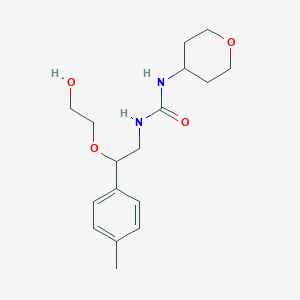 3-[2-(2-hydroxyethoxy)-2-(4-methylphenyl)ethyl]-1-(oxan-4-yl)urea