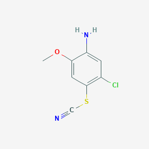 (4-Amino-2-chloro-5-methoxyphenyl) thiocyanate