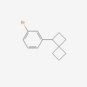 molecular formula C13H15Br B2614991 3-(3-溴苯基)螺[3.3]庚烷 CAS No. 2580210-61-1