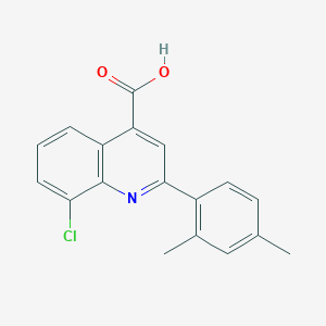 8-Chloro-2-(2,4-dimethylphenyl)quinoline-4-carboxylic acid