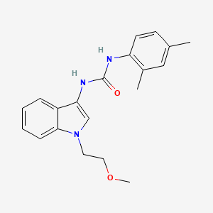 1-(2,4-dimethylphenyl)-3-(1-(2-methoxyethyl)-1H-indol-3-yl)urea