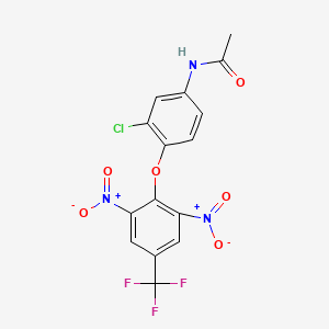 N-(3-Chloro-4-(2,6-dinitro-4-(trifluoromethyl)phenoxy)phenyl)acetamide