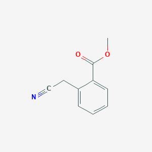 molecular formula C10H9NO2 B2615026 Methyl 2-(cyanomethyl)benzoate CAS No. 5597-04-6; 55970-40-6