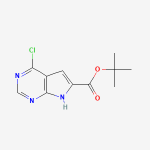 tert-Butyl 4-chloro-7H-pyrrolo[2,3-d]pyrimidine-6-carboxylate