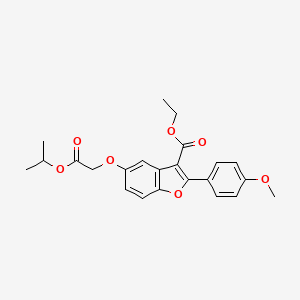 Ethyl 5-(2-isopropoxy-2-oxoethoxy)-2-(4-methoxyphenyl)benzofuran-3-carboxylate