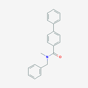 molecular formula C21H19NO B261506 N-benzyl-N-methylbiphenyl-4-carboxamide 