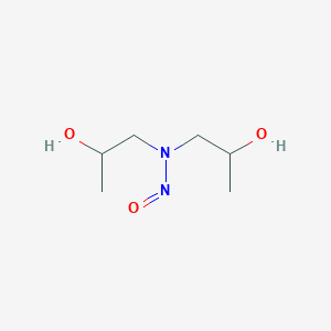 molecular formula C6H14N2O3 B026151 N-亚硝基双（2-羟丙基）胺 CAS No. 53609-64-6