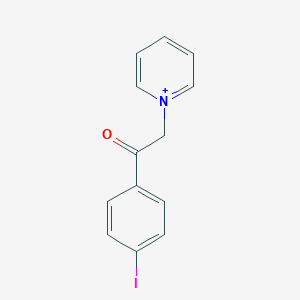 molecular formula C13H11INO+ B261511 1-[2-(4-Iodophenyl)-2-oxoethyl]pyridinium 