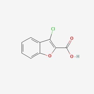 molecular formula C9H5ClO3 B2615122 3-氯苯并呋喃-2-羧酸 CAS No. 856180-58-0