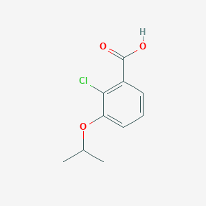 molecular formula C10H11ClO3 B2615124 2-Chloro-3-(propan-2-yloxy)benzoic acid CAS No. 1369785-64-7