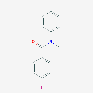 molecular formula C14H12FNO B261513 4-fluoro-N-methyl-N-phenylbenzamide 