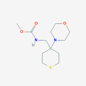 Methyl N-[(4-morpholin-4-ylthian-4-yl)methyl]carbamate