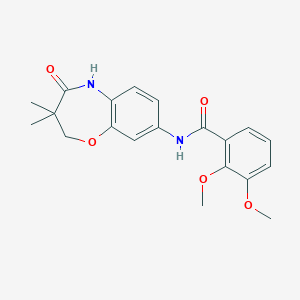 N-(3,3-dimethyl-4-oxo-2,3,4,5-tetrahydrobenzo[b][1,4]oxazepin-8-yl)-2,3-dimethoxybenzamide
