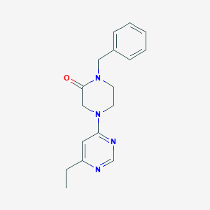 1-Benzyl-4-(6-ethylpyrimidin-4-yl)piperazin-2-one