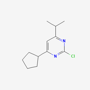 2-Chloro-4-cyclopentyl-6-(iso-propyl)pyrimidine