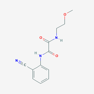 N'-(2-cyanophenyl)-N-(2-methoxyethyl)oxamide