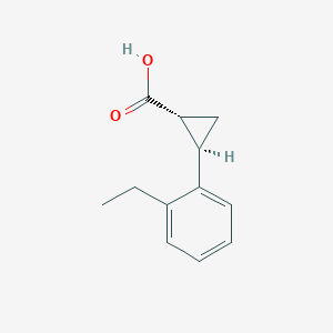 (1R,2R)-2-(2-ethylphenyl)cyclopropane-1-carboxylic acid