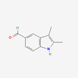 molecular formula C11H11NO B2615273 2,3-dimethyl-1H-indole-5-carbaldehyde CAS No. 66258-21-7