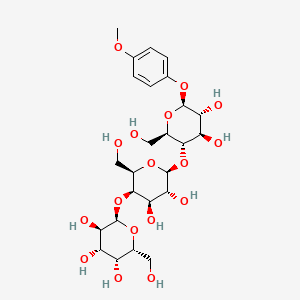 molecular formula C25H38O17 B2615303 Gb3-beta-MP CAS No. 898826-64-7