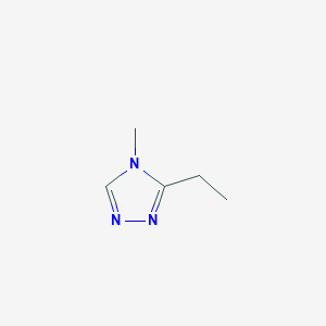 molecular formula C5H9N3 B2615308 3-乙基-4-甲基-4H-1,2,4-三唑 CAS No. 1034197-72-2