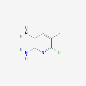 molecular formula C6H8ClN3 B2615312 6-Chloro-5-methylpyridine-2,3-diamine CAS No. 1691252-03-5