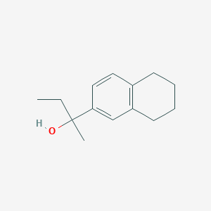 molecular formula C14H20O B2615320 2-(5,6,7,8-Tetrahydronaphthalen-2-yl)butan-2-ol CAS No. 1250612-00-0