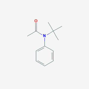 molecular formula C12H17NO B261533 N-tert-butyl-N-phenylacetamide 