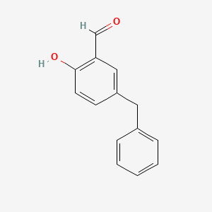 molecular formula C14H12O2 B2615331 5-Benzyl-2-hydroxybenzaldehyde CAS No. 72375-01-0