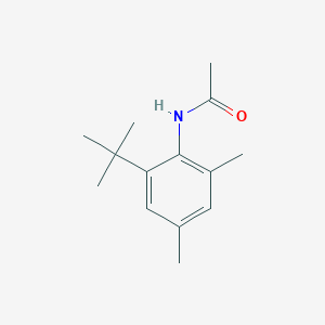 molecular formula C14H21NO B261538 N-(2-tert-butyl-4,6-dimethylphenyl)acetamide 