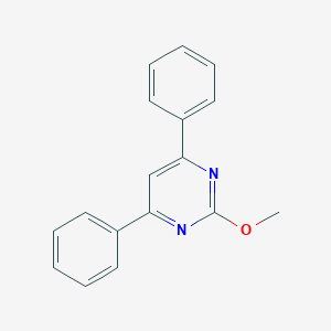 molecular formula C17H14N2O B261541 2-Methoxy-4,6-diphenylpyrimidine 