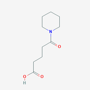 molecular formula C10H17NO3 B2615415 5-Oxo-5-piperidin-1-ylpentanoic acid CAS No. 347142-76-1