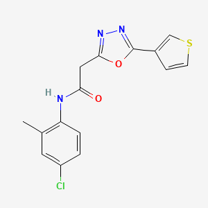 molecular formula C15H12ClN3O2S B2615455 N-(2-ethoxybenzyl)-1-{3-[3-(3-methylphenyl)-1,2,4-oxadiazol-5-yl]pyridin-2-yl}piperidine-4-carboxamide CAS No. 1286703-58-9