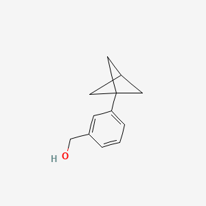 molecular formula C12H14O B2615489 (3-(Bicyclo[1.1.1]pentan-1-yl)phenyl)methanol CAS No. 1823894-02-5