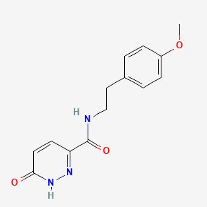 N-(4-methoxyphenethyl)-6-oxo-1,6-dihydropyridazine-3-carboxamide