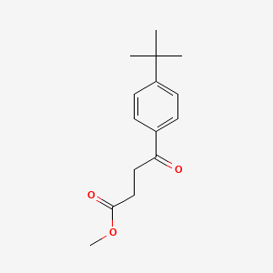 molecular formula C15H20O3 B2615513 Methyl 4-(4-tert-butylphenyl)-4-oxobutyrate CAS No. 1268027-47-9
