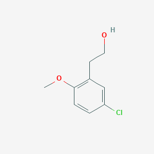 molecular formula C9H11ClO2 B2615547 3-氯-6-甲氧基苯乙醇 CAS No. 7569-69-9