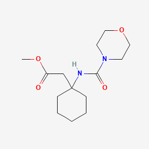 Methyl {1-[(morpholin-4-ylcarbonyl)amino]cyclohexyl}acetate
