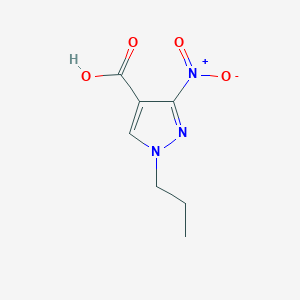 3-nitro-1-propyl-1H-pyrazole-4-carboxylic acid