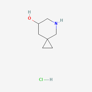molecular formula C7H14ClNO B2615601 5-Azaspiro[2.5]octan-7-ol;hydrochloride CAS No. 2248351-69-9