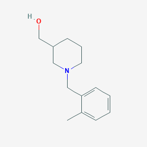 molecular formula C14H21NO B2615672 (1-(2-Methylbenzyl)piperidin-3-yl)methanol CAS No. 415716-13-1